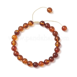 Браслеты из натуральных янтарных бусин&nbsp;BJEW-JB13469