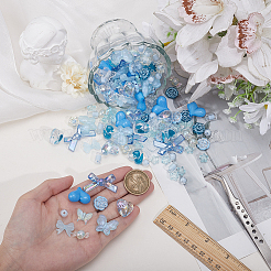 180 шт. 15-х видов акриловых бусин смешанного стиля&nbsp;OACR-PA0001-10