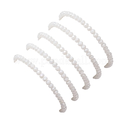 5шт 5 стиля браслеты из натуральной пресноводной ракушки с металлическими подвесками в виде звездочек&nbsp;BJEW-JB11688