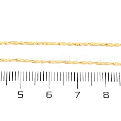 Ожерелья из текстурированной латунной цепочки NJEW-D302-65G