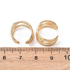 Серьги-каффы из нержавеющей стали 304 в форме буквы С&nbsp;EJEW-K268-86G