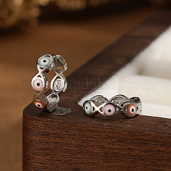 S925 серьги-кольца от сглаза из стерлингового серебра JF1110-2