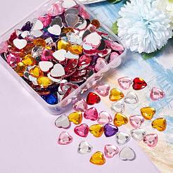 300 pz 10 colori imitazione taiwan strass acrilico cabochon&nbsp;sgGACR-SZ0001-09
