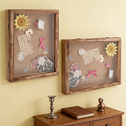 Boîte murale en bois et acrylique pour spécimens de plantes&nbsp;AJEW-WH0752-475