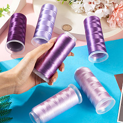 6 рулон ниток для вышивки из полиэстера 6 цветов&nbsp;OCOR-TA0003-14B