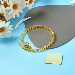 Рейки кристалл натуральный смешанный камень бусины браслет для девочек женщин&nbsp;BJEW-JB06802