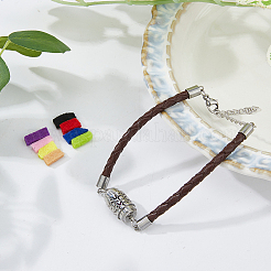 1 Stück Armband mit Parfümdiffusorsäule aus Edelstahl 304&nbsp;BJEW-FG0001-08B