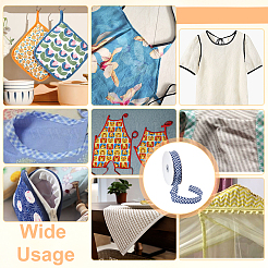 Плоский шнур из полиэстера длиной 40 ярд. OCOR-WH0003-048C