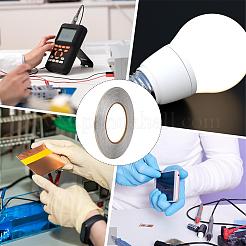 20mの導電性布テープ  電気修理用の導電性布粘着テープ  干渉シールド  濃いグレー  5mm&nbsp;DIY-CP0014-22C