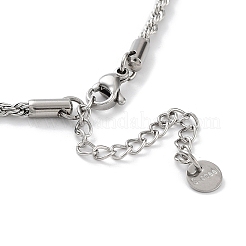 Collane con ciondolo a forma di cuore soffiato in ottone placcato a cremagliera da donna&nbsp;NJEW-D057-01P