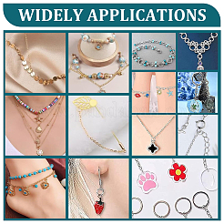 100 шт. разъемные кольца из нержавеющей стали 304 STAS-UN0060-31