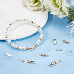 16 шт. 8 стиля экологически чистых латунных застежек для часового ремешка KK-AR0003-51