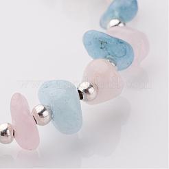 Браслеты драгоценный камень стрейч&nbsp;BJEW-JB02414-05