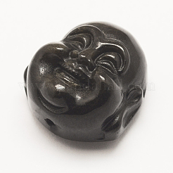 Натуральные золотистые обсидианные подвески G-G660-09