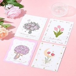 40 лист 4 стиля бумажные приглашения поздравительная открытка AJEW-FS0001-26