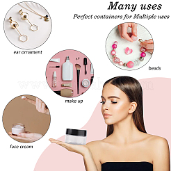 8 шт. прозрачная пластиковая пустая переносная баночка для крема для лица&nbsp;CON-CP0001-015B