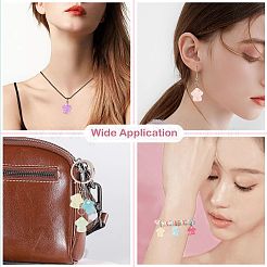 64 шт. подвеска из полупрозрачной смолы 8 цветов&nbsp;JX857A