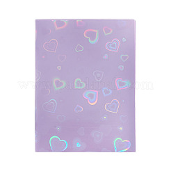 50 pellicola per carta laser con motivo a cuore in PP&nbsp;AJEW-TADJ0001-27E
