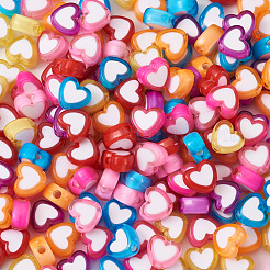 Непрозрачные акриловые бусины&nbsp;OACR-BT0001-01