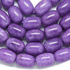 Chapelets de perles en jade de malaisie naturelle&nbsp;G-B165-D04-10x14mm