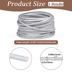 10 m faltbares Glitzer-PU-Lederband&nbsp;OCOR-GF0004-11F