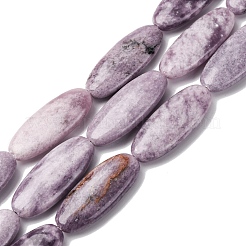 Натуральный лепидолит / пурпурный слюдяный камень бисер пряди G-F808-A01-01