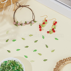 500шт 5 цвета прозрачные акриловые подвески&nbsp;TACR-SP0001-35