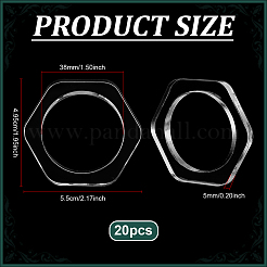 Акриловые кольца для салфеток AJEW-WH0460-110