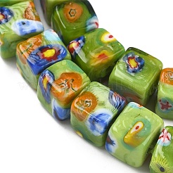 Бусины ручной работы тысячецветник бисера&nbsp;LAMP-G170-04