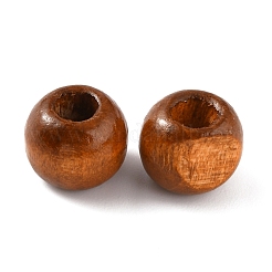 Sprühlackierte europäische Holzperlen&nbsp;WOOD-WH0027-80A-01