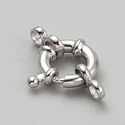 925 argent sterling fermoir à ressort anneau&nbsp;LS-STER-WH0062-001P-02
