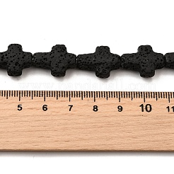 Бусы из натуральной лавы&nbsp;G-L498-E01-01E