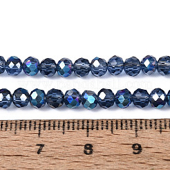 Гальванизируйте прозрачное стекло бисер нитей&nbsp;EGLA-N054-T4mm-A02