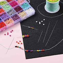 Железные иглы для бисероплетения с большим ушком TOOL-R095-01