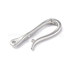 Латунные застежки-крючки с покрытием стойки X-KK-E073-01P