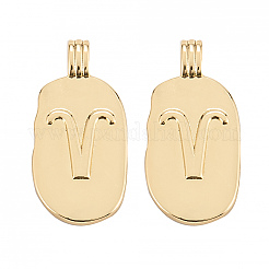 Латунные подвески&nbsp;KK-O140-20G-06