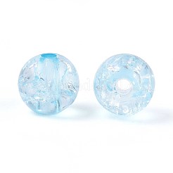 Прозрачных бусин акриловые треск&nbsp;CACR-R008-8mm-07