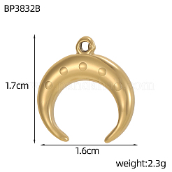 Colgantes de acero inoxidable 304&nbsp;SA-OY001-01G