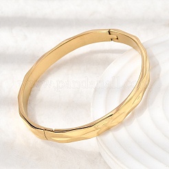 Браслеты на шарнирах из кованой нержавеющей стали 304&nbsp;BJEW-D408-14G