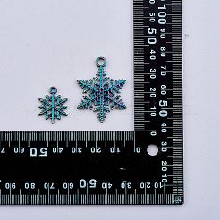 12 stücke 6 stil regenbogenfarben legierung anhänger&nbsp;FIND-SZ0005-79