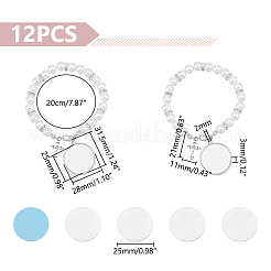 Набор для изготовления браслета из сплава с пустым куполом своими руками и цепочками из искусственного жемчуга&nbsp;BJEW-UN00002