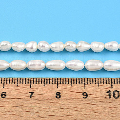 Нити из натурального культивированного пресноводного жемчуга PEAR-N012-04W