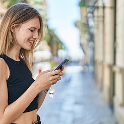 12 шт. 6 стильных эмалевых ремешка для мобильного телефона HJEW-GL00015