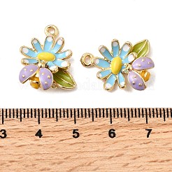 Подвески из эмали и сплава&nbsp;LS-ENAM-I063-01G-02