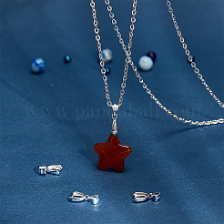 4 шт. серебряные щипцы для колки льда для изготовления подвески STER-PH0001-04