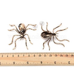 Серьги сплава горный хрусталь EJEW-H155-01AG