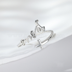 Элегантное кольцо-крест в японском стиле из стерлингового серебра 925 пробы на годовщину HV5702