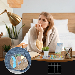 1 комплект пластиковых листов&nbsp;DIY-FG0006-37B