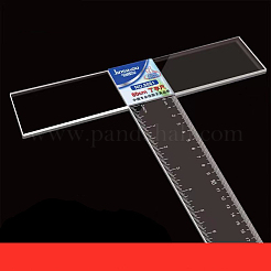 Пластиковая прозрачная академическая Т-линейка&nbsp;DRAW-PW0001-261D