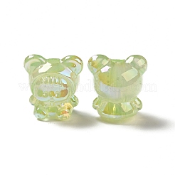 УФ-покрытие радужными переливающимися акриловыми бусинами PACR-M002-01B